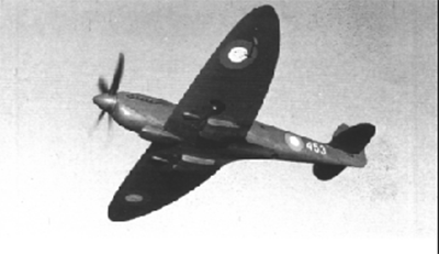 Spitfire airplane