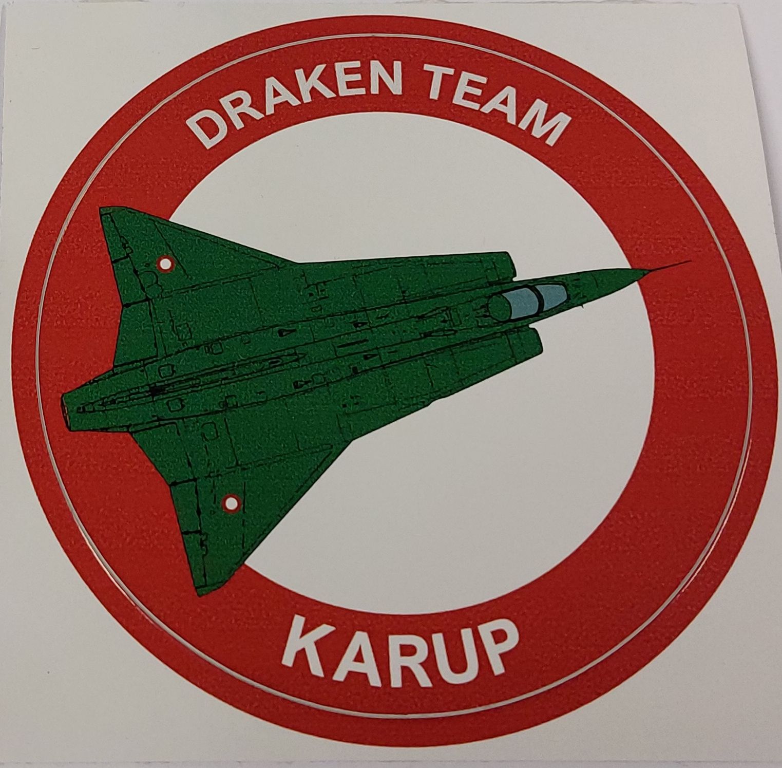 Draken Team Karup Labels